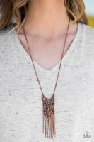 Metal Maven - Copper - Paparazzi Necklace #2461 (D)