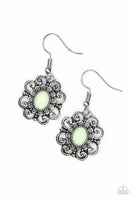 First and Foremost Flowers - Green - Paparazzi Earrings