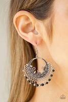 Paparazzi - Canyonlands Celebration - Black Earrings #3879 (D)