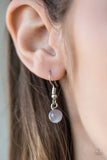 Total Tranquility - Silver - Paparazzi Moonstone Necklace #4392 (D)