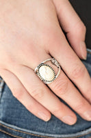 Canyon Cache - White - Paparazzi Ring