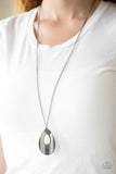Stop, TEARDROP, and Roll - Green - Paparazzi Necklace #2940 (D)