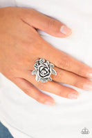 Bouquet Bonanza - Silver - Paparazzi Ring #3562