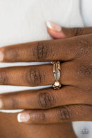 Paparazzi - Heads or TAILFEATHERS - Copper Feather Paparazzi Ring