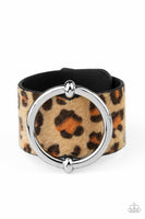 Asking FUR Trouble - Brown - Paparazzi Snap Cheetah Bracelet