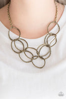 Paparazzi - Circus Royale - Brass Necklace