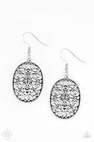 Wistfully Whimsical - Silver - Paparazzi Earrings Fashion Fix