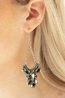 Bling Bouquets - Silver - Paparazzi Fish Hook Earrings #2239