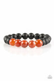 Elation - Orange - Paparazzi Stretchy Bracelet #4745