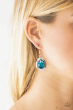 Grandmaster Shimmer - Blue - Paparazzi Earrings