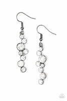 Milky Way Magnificence - Black - Paparazzi Earrings