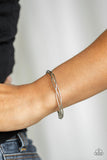 Twist Of The Wrist - Silver - Paparazzi Cuff Bracelet