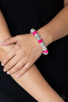 Live Life To The COLOR-fullest - Pink - Paparazzi Stretchy Bracelet #916 (D)