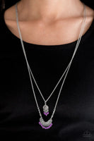 Bohemian Belle - Purple - Paparazzi Necklace #1008