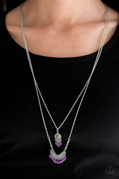 Bohemian Belle - Purple - Paparazzi Necklace #1008