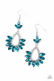 Paparazzi - Extra Exquisite - Blue Earrings #3104 (D)