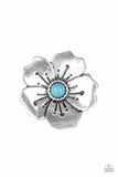 Boho Blossom - Blue - Paparazzi Ring