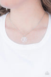 Blossom Bliss - White - Paparazzi Flower Necklace