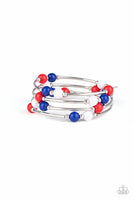 Let Freedom Ring - Multi - Paparazzi Coil Bracelet Patriotic