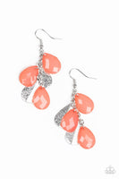 Seaside Stunner - Orange - Paparazzi Earrings