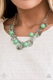 Prismatic Sheen - Green - Paparazzi Necklace Fashion Fix