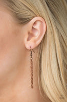 Simply Simple - Copper - Paparazzi Necklace #2222