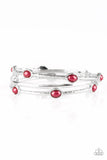 Bangle Belle - Red - Paparazzi Bangle Bracelet