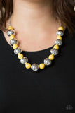 Top Pop - Yellow - Paparazzi Necklace #4863(D)