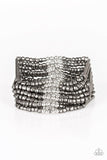 Rural Retreat - Black - Paparazzi Seed Bead stretchy Bracelet