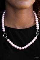 Romance Is In The Air - Pink - Paparazzi Short Necklace #770 (D)