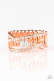 Prepare To Be Dazzled! - Copper - Paparazzi Ring