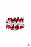 Paparazzi - Timeless Tiers - Red Paparazzi Ring