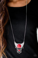 Summit Style - Red - Paparazzi Necklace