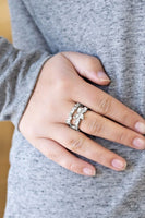Cosmo Collection - White - Paparazzi Ring