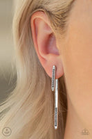 Very Important VIXEN - Silver - Paparazzi Double Post Earrings