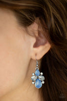 Wonderland Waltz - Blue - Paparazzi Earrings #2704