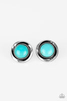 Out Of This Galaxy - Blue - Paparazzi Post Earrings