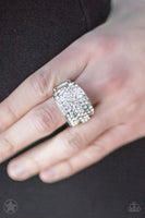 The Millionaires Club - White - Paparazzi Ring #948
