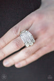 The Millionaires Club - White - Paparazzi Ring #948