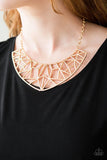 Strike While HAUTE - Gold - Paparazzi Necklace