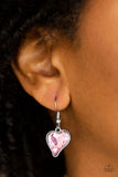 Princeton Princess - Pink - Paparazzi Heart Toggle Necklace