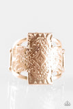 Paparazzi - Southwest Shimmer - Rose Gold Ring #3274