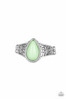 The ZEST Of Intentions - Green - Paparazzi Ring