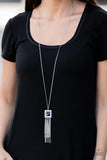 Shimmer Sensei - Purple - Paparazzi Necklace