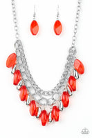 Spring Daydream - Red - Paparazzi Necklace
