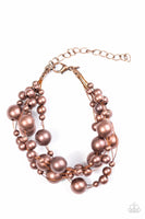 Feeling Fabulous - Copper - Paparazzi Clasp Bracelet #4829