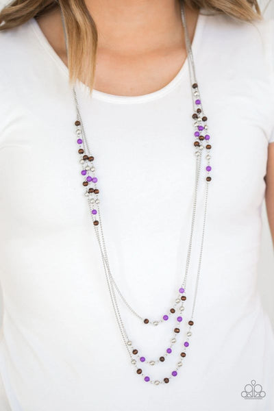 Paparazzi - Seasonal Sensation - Purple Necklace #1431 (D)