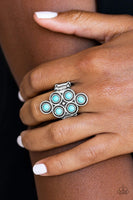 River Rock Rhythm - Blue - Paparazzi Ring