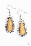 Cruzin Colorado - Yellow - Paparazzi Earrings