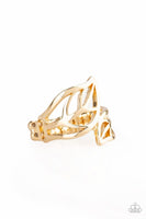 LEAF It All Behind - Gold - Paparazzi Ring